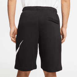 Nike Sportswear Club Men's Graphic Shorts 'Black/White'