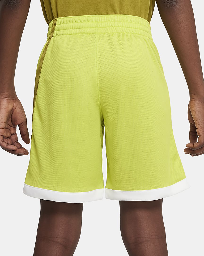 Nike Dri-FIT Older Kids' (Boys') Basketball Shorts 'Cactus/White/Moss'