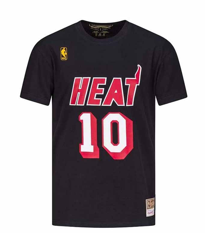 Mitchell & Ness NBA Miami Heat Tim Hardaway T-Shirt 'Black'