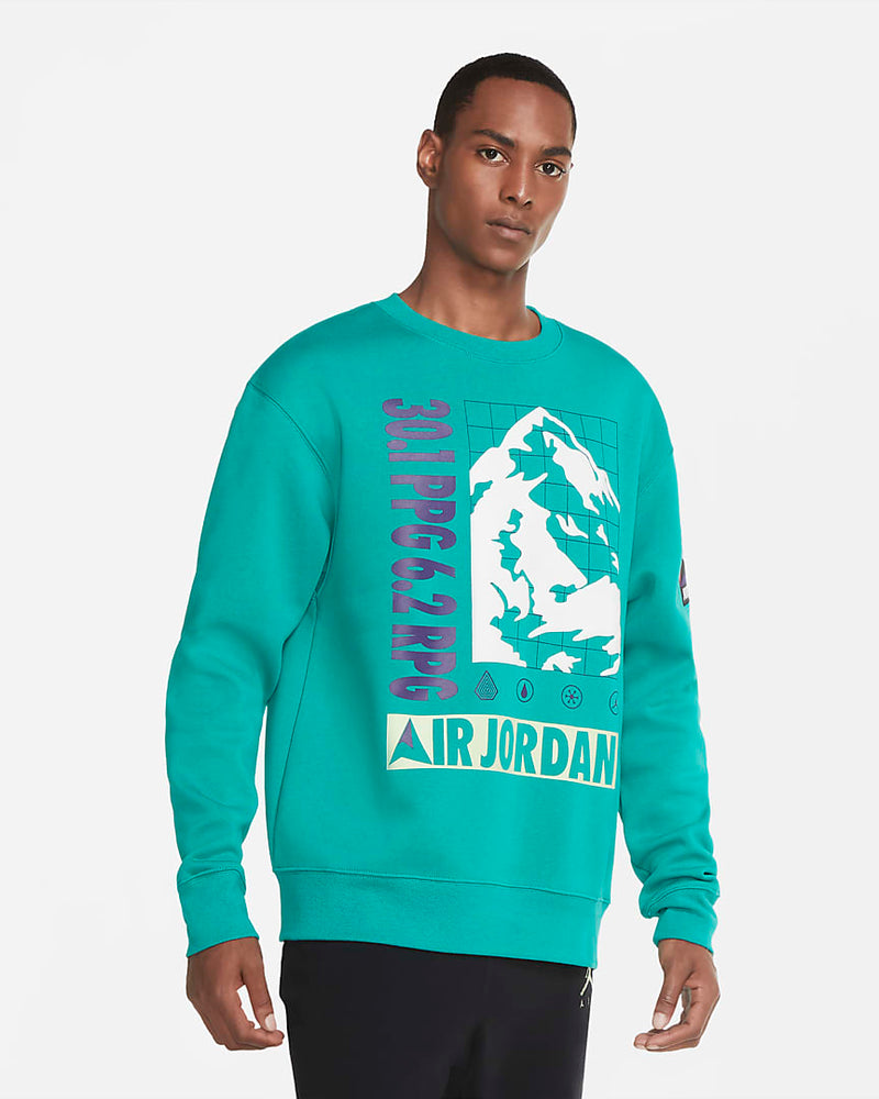 Jordan Winter Utility Jumpman Men's Crew 'Neptune Green'