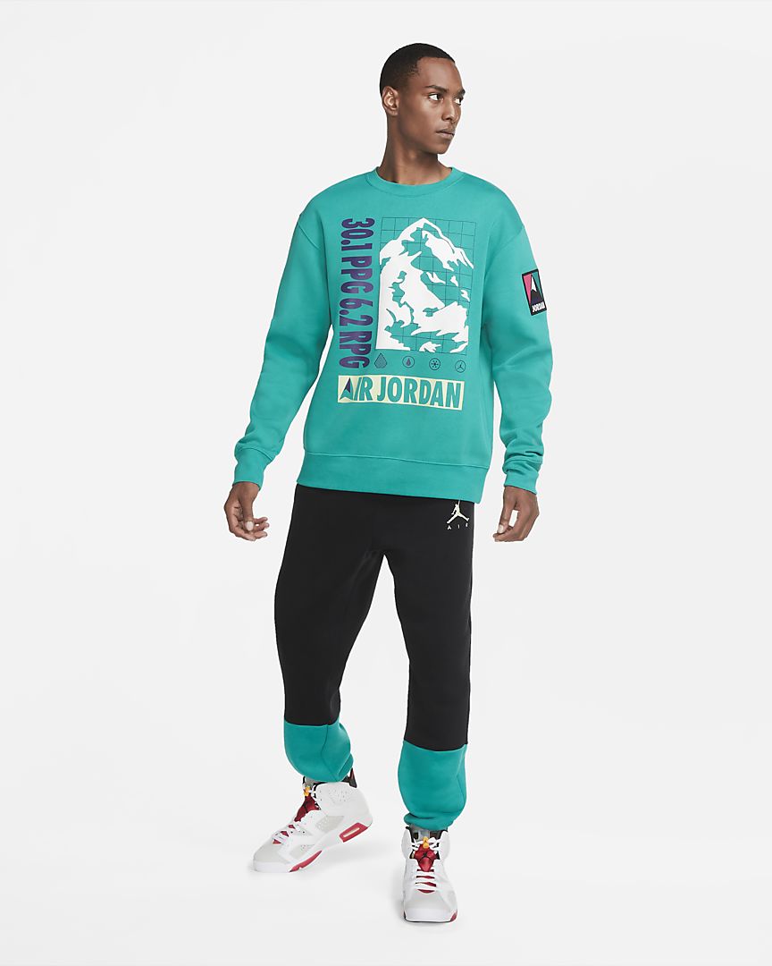 Jordan Winter Utility Jumpman Men's Crew 'Neptune Green'