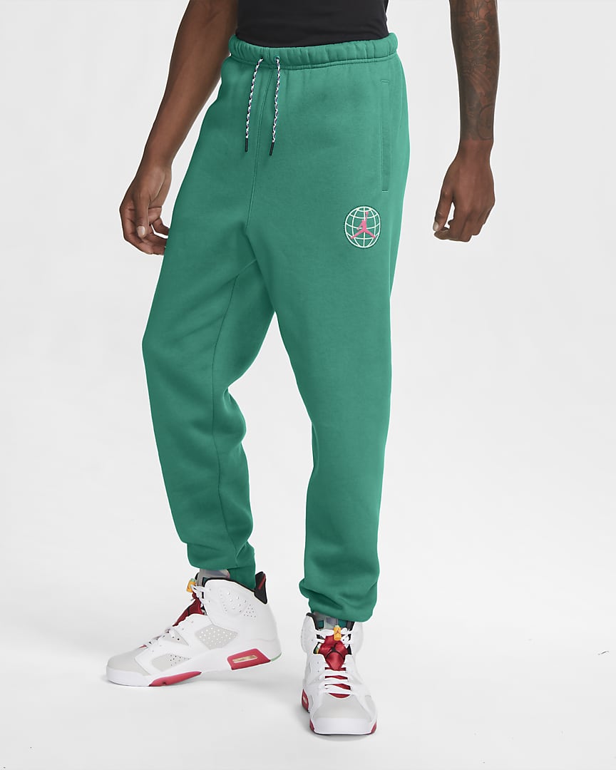 Jordan Winter Utility Jumpman Men's Fleece Pants 'Neptune Green'