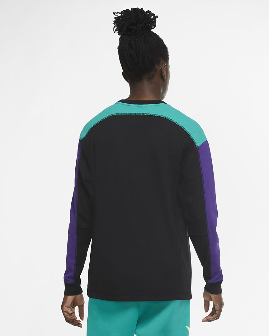 Jordan Winter Utility Jumpman Men's Thermal Top 'Black/Neptune Green'