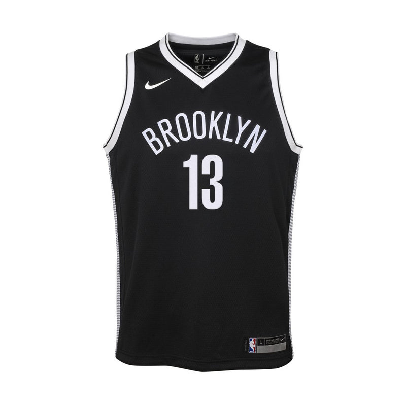 Nike Brooklyn Nets James Harden Swigman Kids Jersey 'Black'