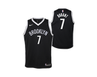 Nike NBA Brooklyn Nets Kevin Durant Replica Icon Kids Jersey 'Black/White'