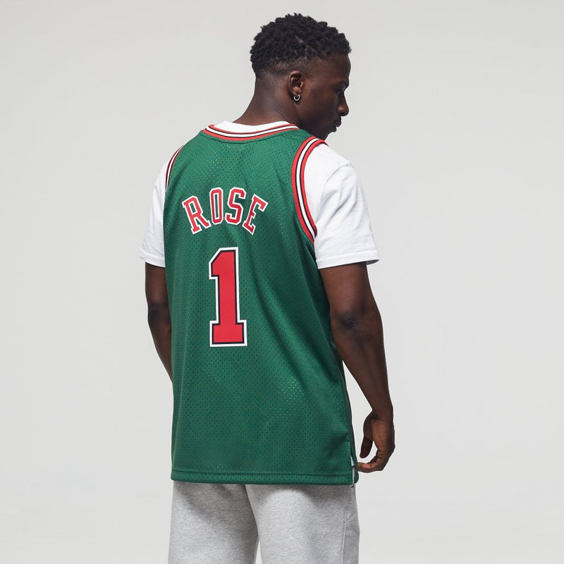 M&N Swingman jersey D.Rose#1 Chicago bulls 'Green'