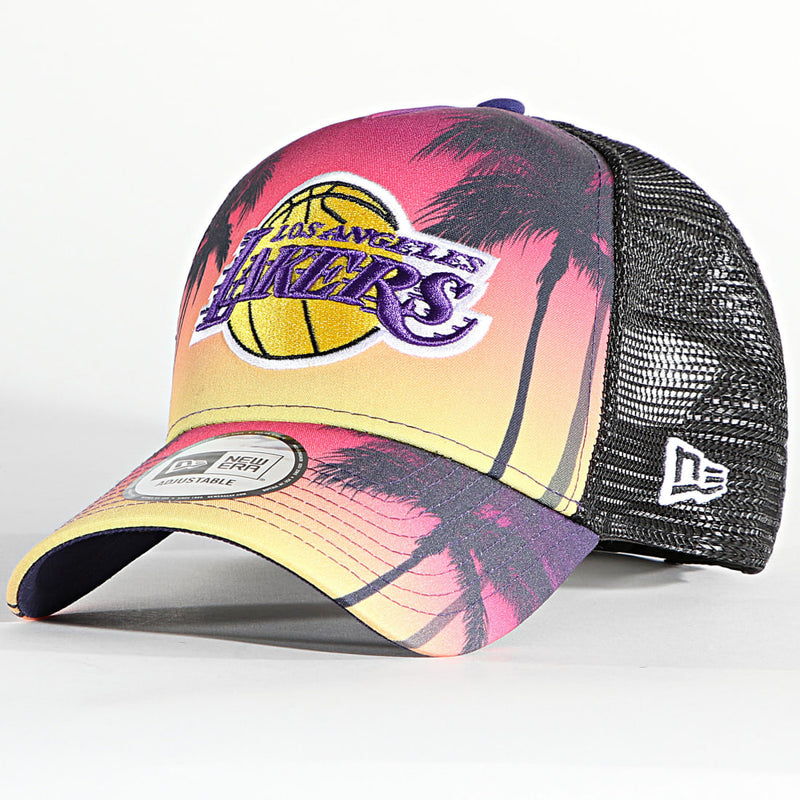 New Era NBA Trucker Los Angeles Lakers Summer City Edition 'Multi/Black'