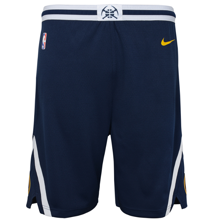 Denver Nuggets Icon Edition 2020 Nike NBA Swingman Shorts Kids 'Navy'