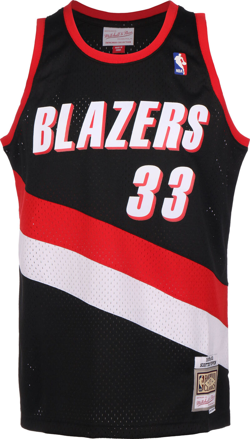 M&N Swingman Jersey S.Pippen #33 Portland Trailblazers 'Black'