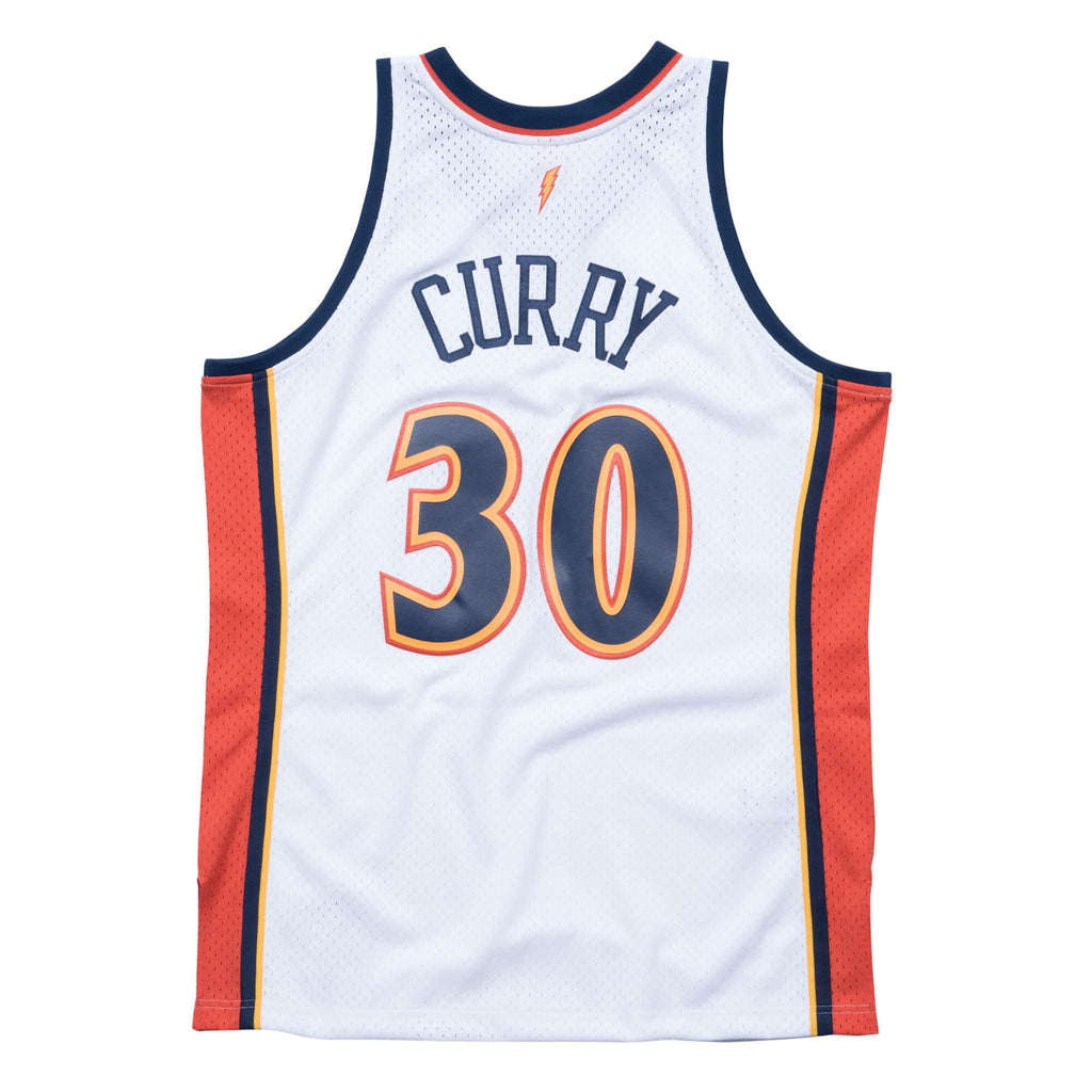 Mitchell & Ness NBA Swingman Home Jersey Warriors '09 Stephen Curry 'White'