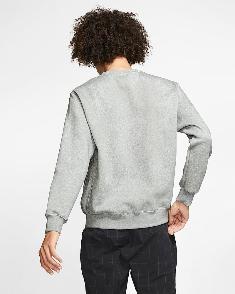 Nike Sportswear Club Fleece Crew 'Grey/White'