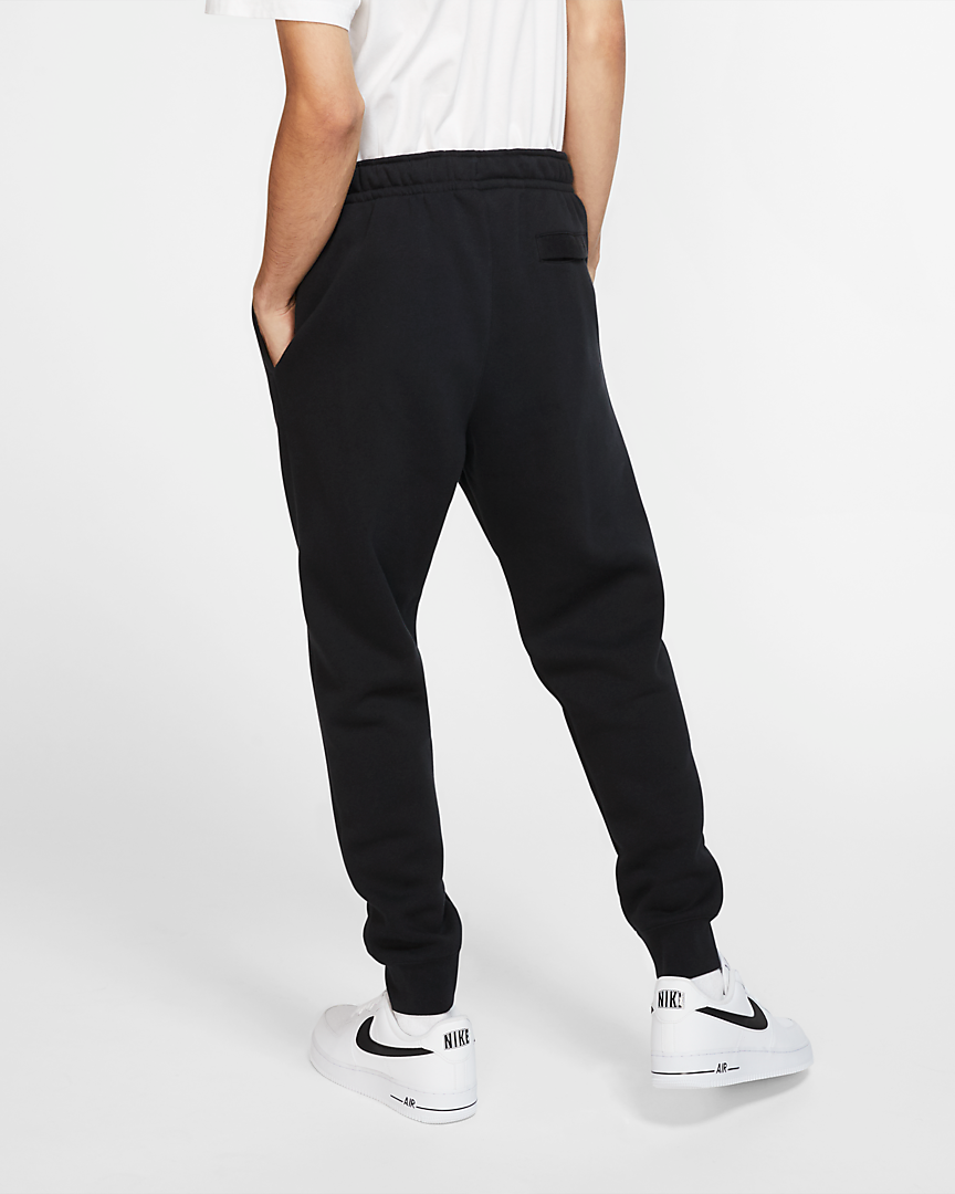 Nike Sportswear Club Fleece Joggers 'Black/White'