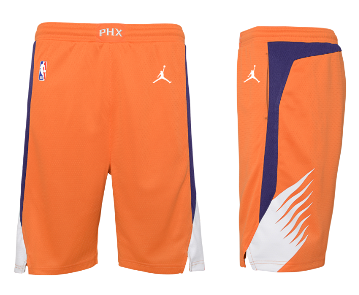 Phoenis Sunss Statement Edition Jordan NBA Swingman Shorts Kids 'Orange'