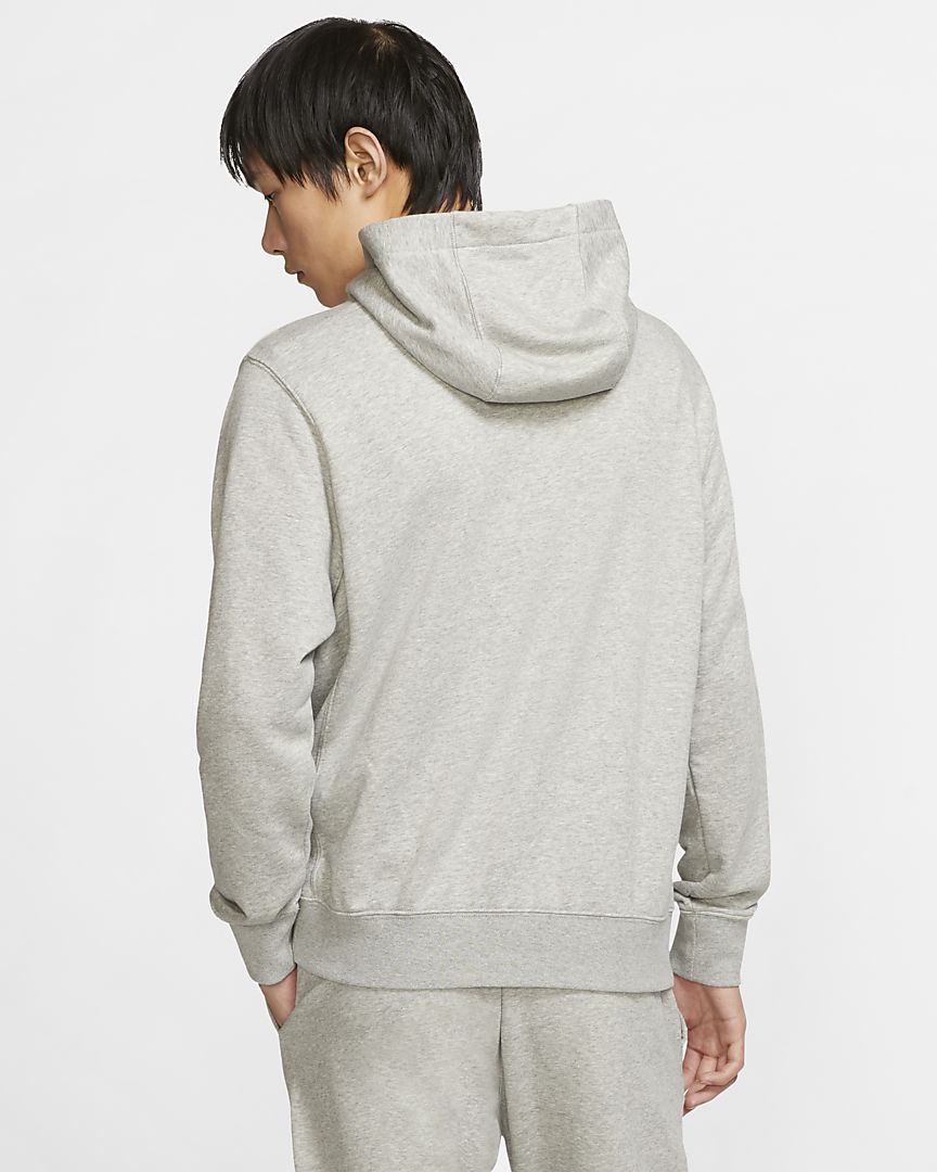 Nike Men's Club Zip Hoodie 'Grey'