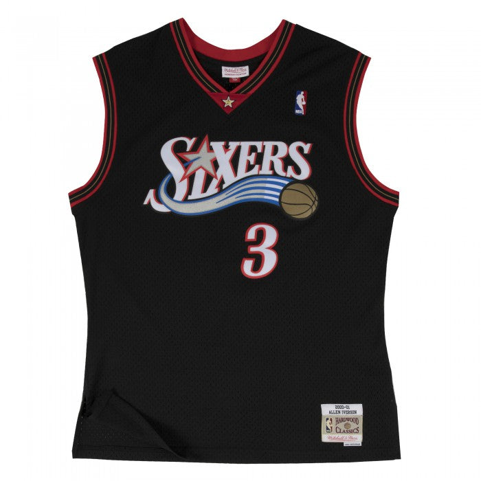 Mitchell & Ness NBA Swingman Jersey Allen Iverson #3 Philadelphia 76ers 'Black'