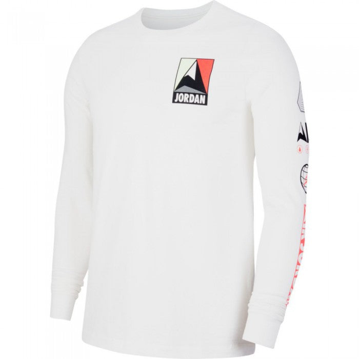 Jordan Winter Utility Jumpman Men's Long-Sleeve T-Shirt 'White'