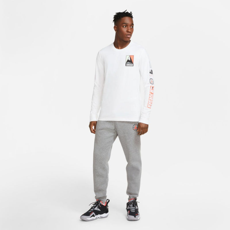 Jordan Winter Utility Jumpman Men's Long-Sleeve T-Shirt 'White'