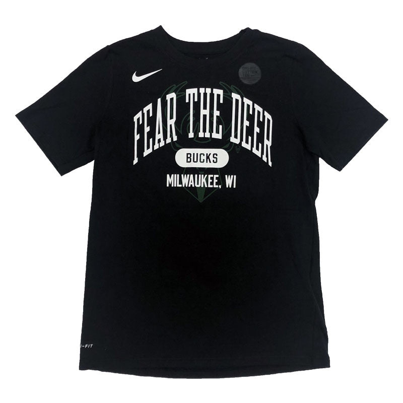 Nike Kids Fanwear Tee Bucks 'Black'