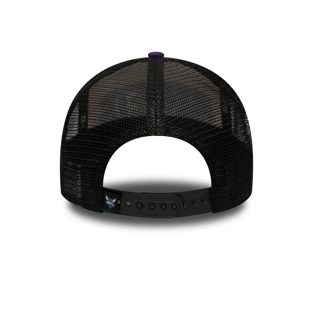 New Era A-Frame Trucker Snapback Charlotte Hornets 'White'